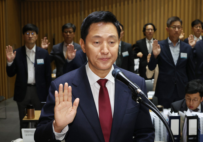 오세훈, 국정감사서 명태균 의혹 허무맹랑 반박하며 고소 예고