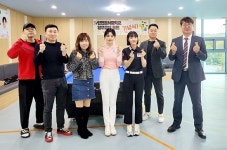 “학생들 취미로 당구를” 인천 운서중학교 당구교실 오픈…최혜미 서한솔 참석