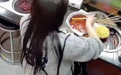 “훠궈값이 뭐라고” 가방 속에 꼬치 슬쩍한 女…中누리꾼들 “양심부터 챙겨라”