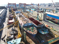 9개 도크 건조선박으로 꽉차… 5년간 인력 7천명 늘어