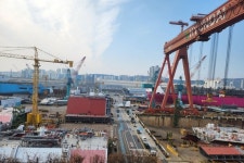 HD현대중공업 사내 도로에서 교통사고... 50대 직원 숨져