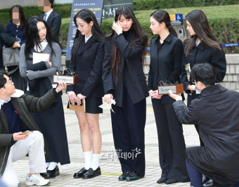 [포토]뉴진스, 가처분 소송 심문기일 출석