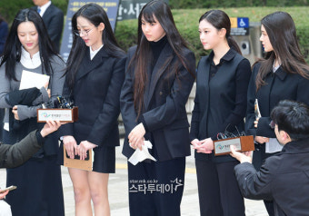 [포토]뉴진스, 심문기일 마치고 귀가