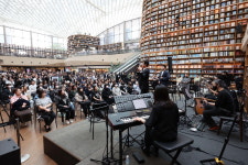 [포토] 도심 속 도서관서 뮤지컬 즐겨요