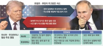 “트럼프가 세팅하고 푸틴이 엎었다”...미·러·우크라 3국 정상회담 ‘파토’