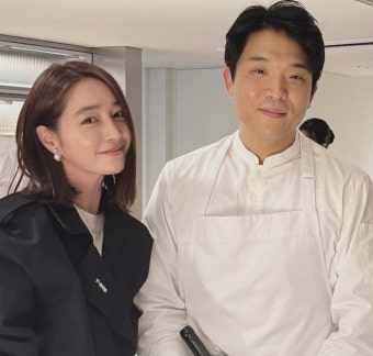 이병헌은 삭제? 이민정 안성재 셰프 만났다