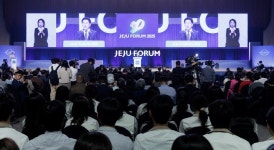 제주 찾은 글로벌 리더들 “자국 우선주의·기후 위기 인류 공동 번영 위협…혁신·다자주의 절실”