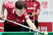 김재근, 산체스와의 에이스대결서 11:0 완봉승…크라운해태, 웰컴저축은행에 역전승[PBA팀리그 1R]