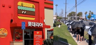 “햄버거 본고장서 통했다”…LA 상륙한 롯데리아 1호점 ‘오픈런’ 대박