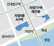 성수 옆 자양동까지 …한강뷰 기대감에 들썩