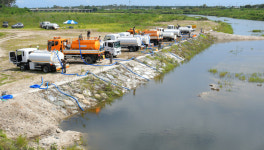 바닥만 보이는 ‘최악의 가뭄’ 강릉…화장실·수영장도 문 닫았다