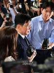 [포토]방시혁, 첫 경찰 소환조사
