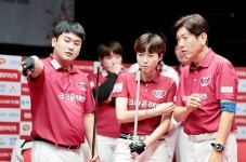 “9연패는 잊어라” 크라운해태, 웰컴저축銀 꺾고 2연승 반등 시작[PBA팀리그 4R]