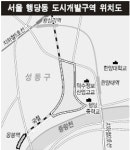 행당동 한양대 건너편 2만여평 복합단지로 개발한다