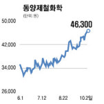 동양제철화학 잇단 호재로 콧노래