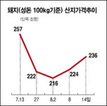 돼지고기 가격 살아난다