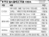 극장서 피서하고 선물까지…
