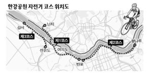 한강변 자전거길 여기가 좋아요