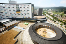 롯데부여리조트 한옥 원형회랑 국내 최대 인증
