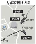 성남 재개발아파트 상반기부터 공급