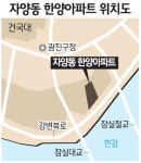 자양동 한양아파트 재건축 본격화