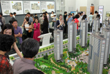 광교 호반베르디움 모델하우스 장사진