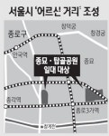 종묘·탑골공원 주변 어르신 거리 탈바꿈