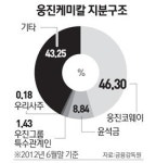 웅진그룹 웅진케미칼 지분인수 고민되네