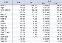 (주)후니드 한국알미늄 증평점 | [3월18일(월)] 대차거래 상환 상위 특징주