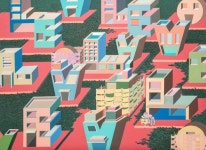 갤러리 엘르, 재미킴 초대개인전…‘Falling in Love & Love City’