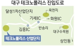 테크노폴리스 진입도로 대구시 하반기 개통 청신호