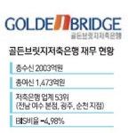 위기의 골든브릿지저축은행