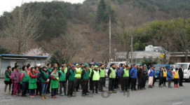 하동군 청암면, 지리산 청학골 관광객 맞이 대청소