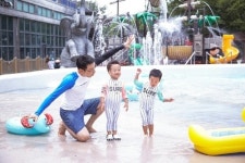온천수로 즐기는 여름 물놀이… 가족형 워터파크 미란다호텔 스파플러스