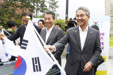태극기 사랑, CU 네트워크를 타고