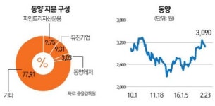 유진-파인트리 동양 4000억 규모 유상감자 하라