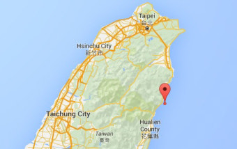 대만서 5.3 규모 지진 발생···화리엔 북동쪽 34km 지점
