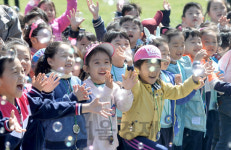 어린이들의 해맑은 웃음