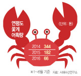 서해 꽃게 대란 원인 또 있다