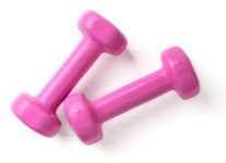 핑크 덤벨의 유혹??