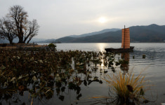 [휴] 숲과 물이 어우러진 청정지대 양평...동트는 새벽 두물머리, 한폭의 겨울 수채화