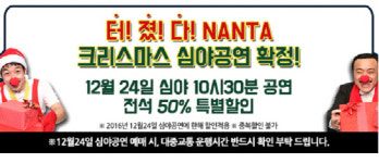 2016 크리스마스엔 ‘난타’와 함께 힘!내!