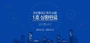 어니스트펀드, 포트폴리오 1호 만기상환 완료