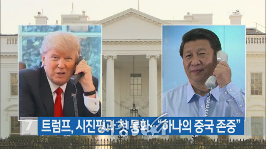 미국 대통령 트럼프, 중국 시진핑과 통화 서둘러 하지 않겠다고 밝혀
