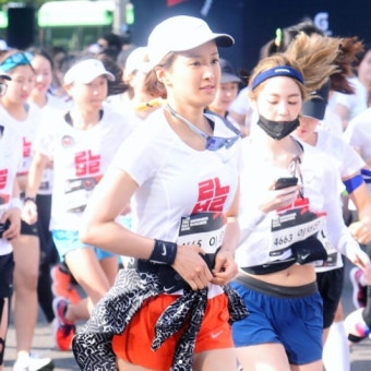 '파수꾼' 이시영, 마라톤 참가하며 건강미 발산