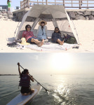 효리네 민박 이효리X아이유, 마지막 외출···제주 바다서 휴식