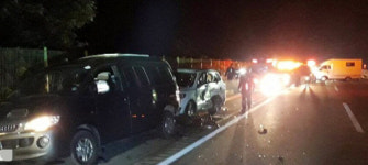 서해안고속도 영광터널 인근서 7중 추돌 사고···1명 사망·9명 부상