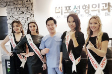 ‘2017 세계 미스 슈퍼탤런트’ 우승자들, 강남 비포성형외과 방문