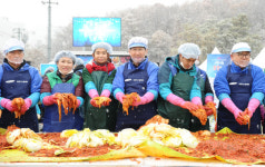 삼성디스플레이, 천안·아산 4,000세대에 김치 전달