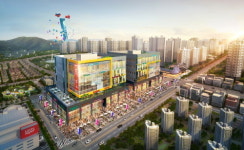 용인 한숲스퀘어 엘로우 분양··· 분양홍보관 북적